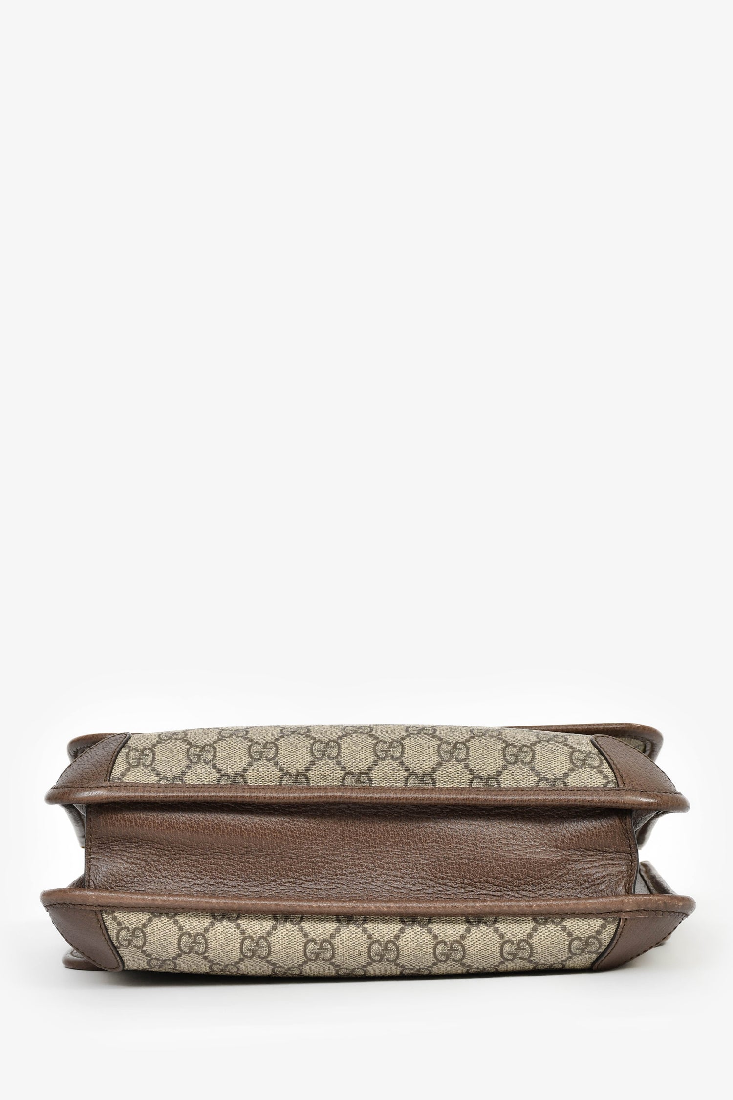 Gucci Brown Monogram Web GG Supreme Neo Crossbody Bag