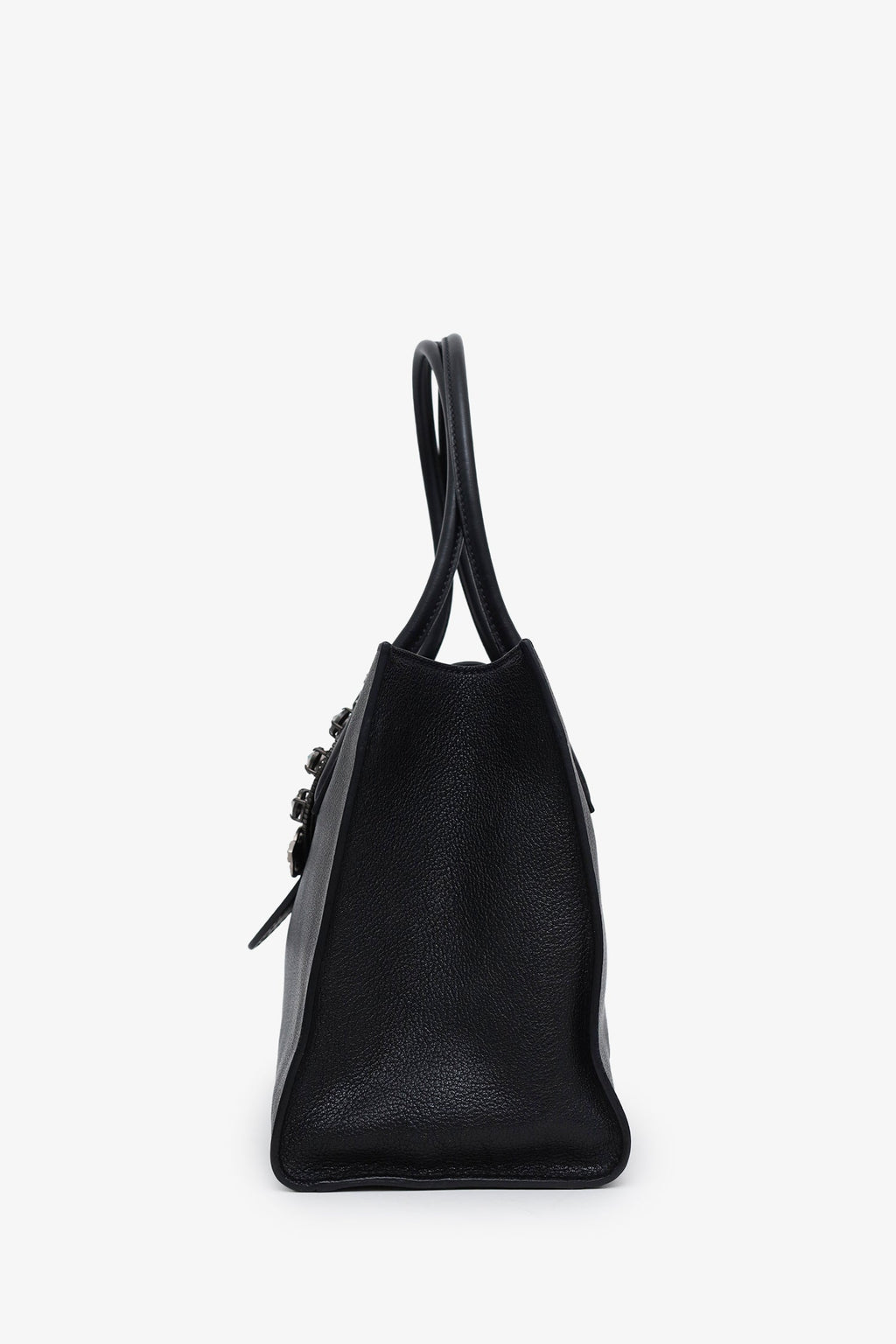 Miu Miu Black Leather Lady Leather Handbag
