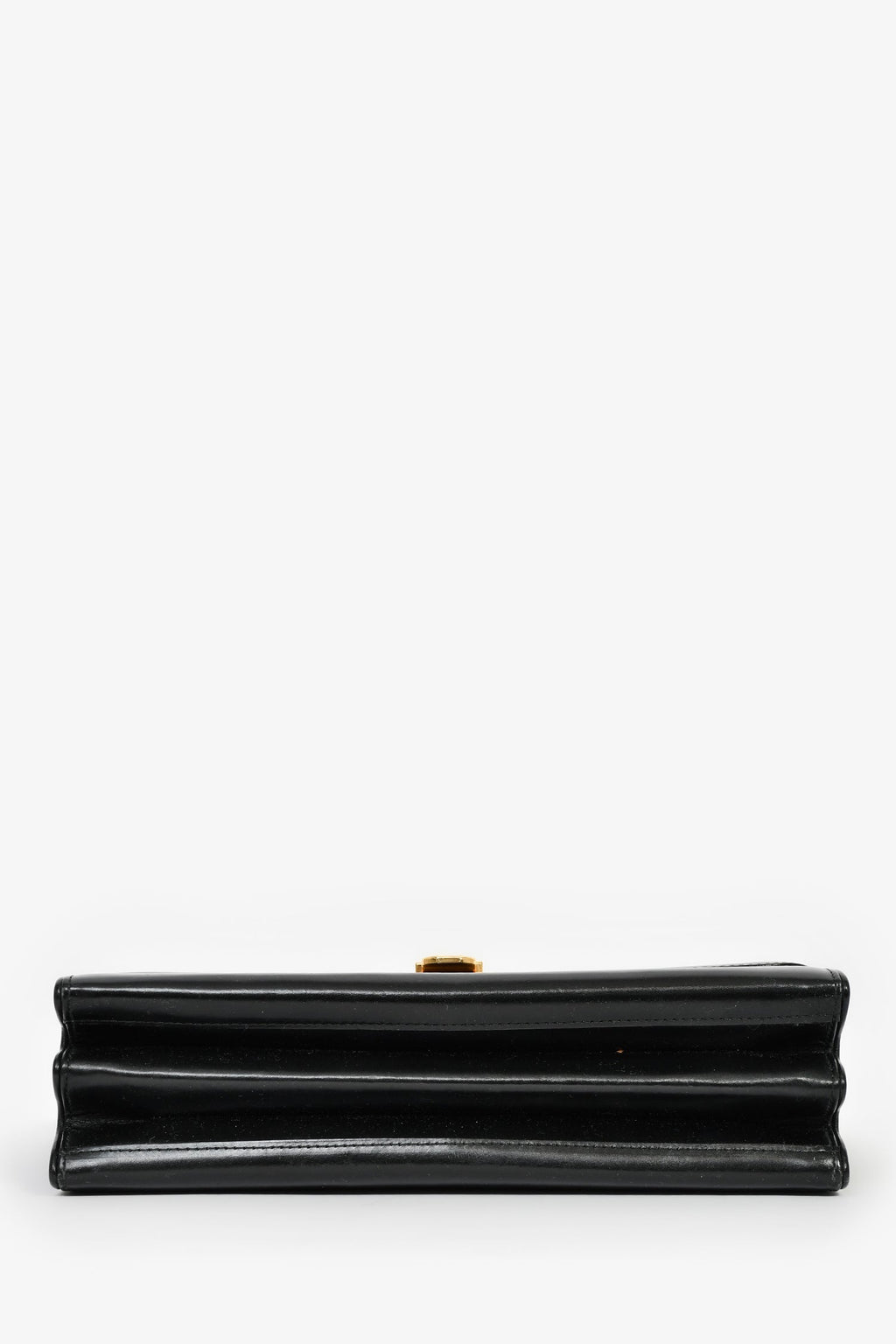 Valentino Garavani Vintage Black Leather Top Handle Bag