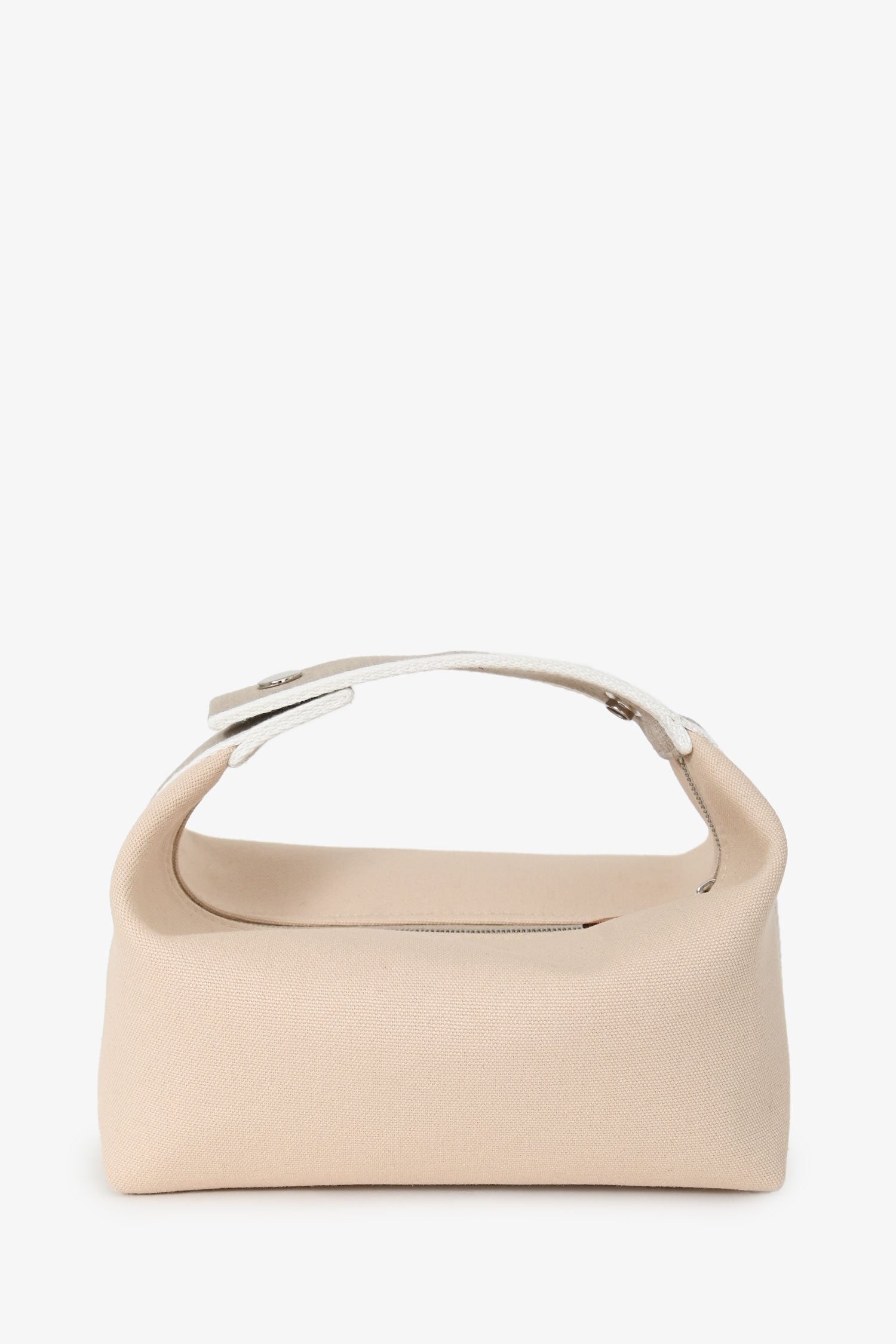 Hermès Beige Canvas Bride-A-Brac Small Case