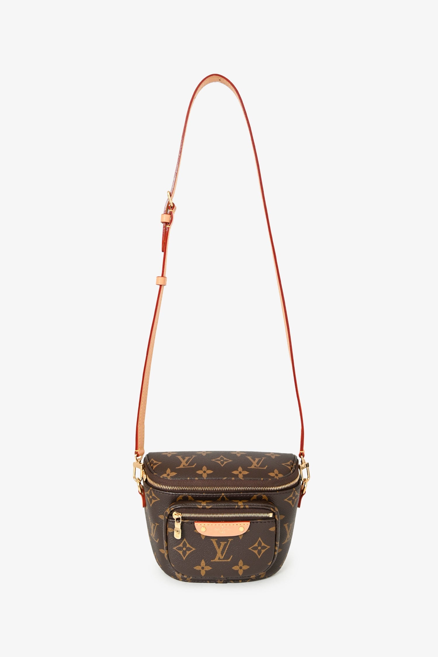 Louis Vuitton 2023 Monogram Mini Bumbag With Strap & Chain