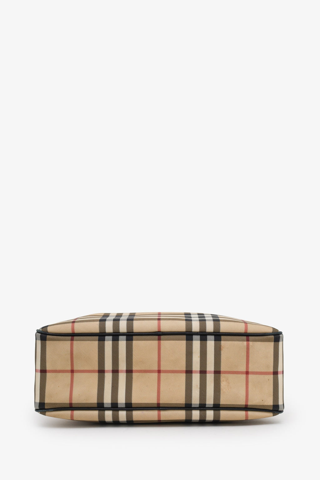 Burberry Novacheck Canvas/Leather Top Handle Bag