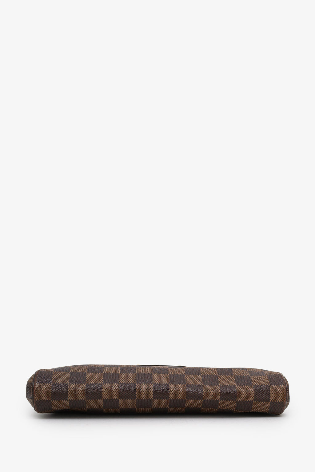 Louis Vuitton Damier Ebene Eva Pochette Bag With Crossbody Strap