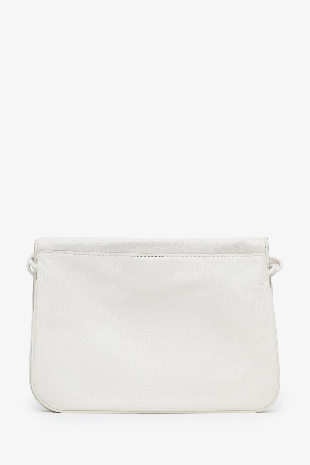 Jil Sander Cream Leather Crossbody Multi-Flap Purse
