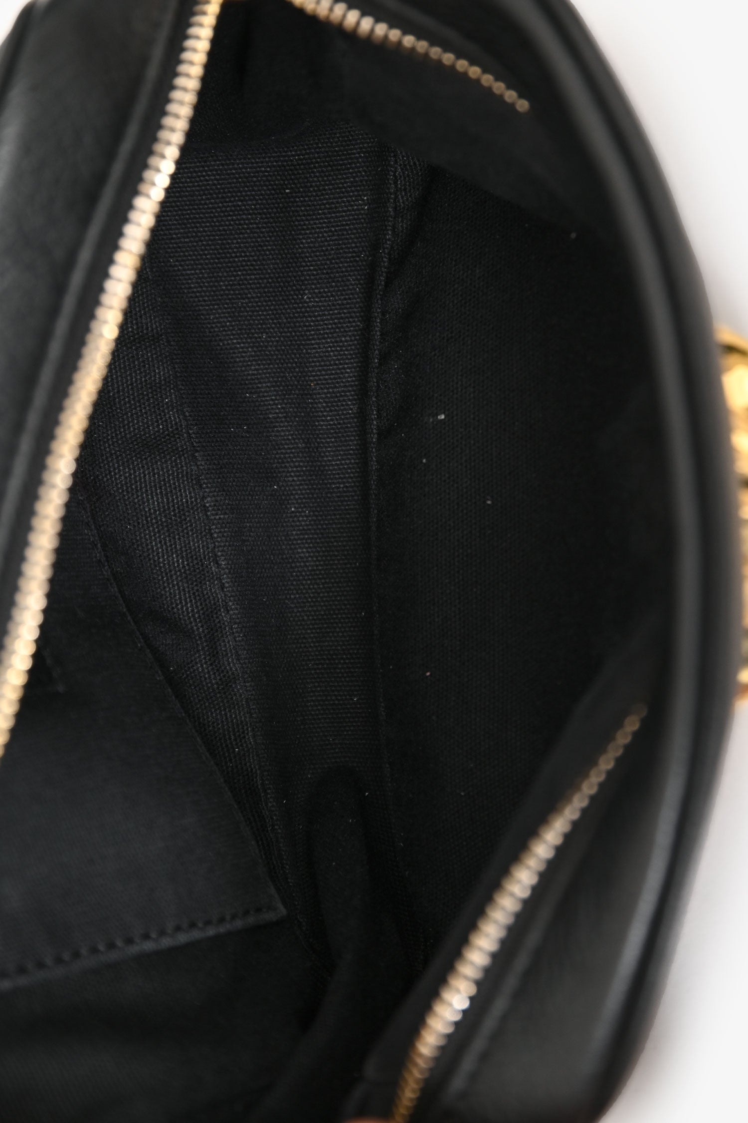 Versace Black Leather Medusa Camera Crossbody Bag