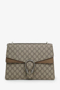 Gucci GG Supreme Monogram Medium Dionysus Shoulder Bag