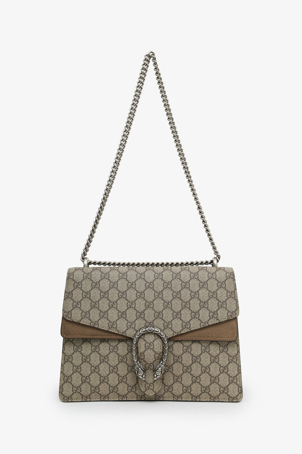 Gucci GG Supreme Monogram Medium Dionysus Shoulder Bag