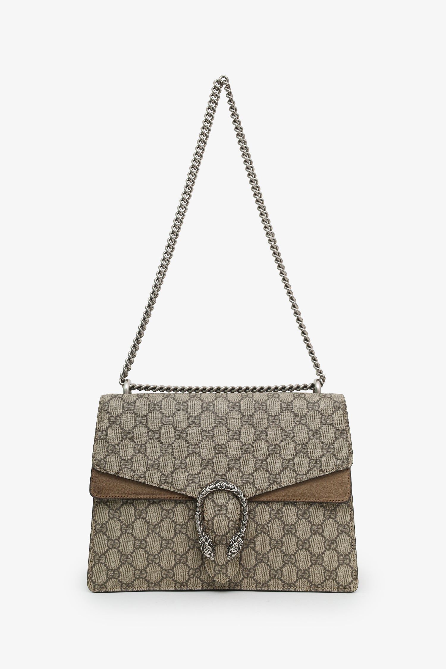 Gucci GG Supreme Monogram Medium Dionysus Shoulder Bag