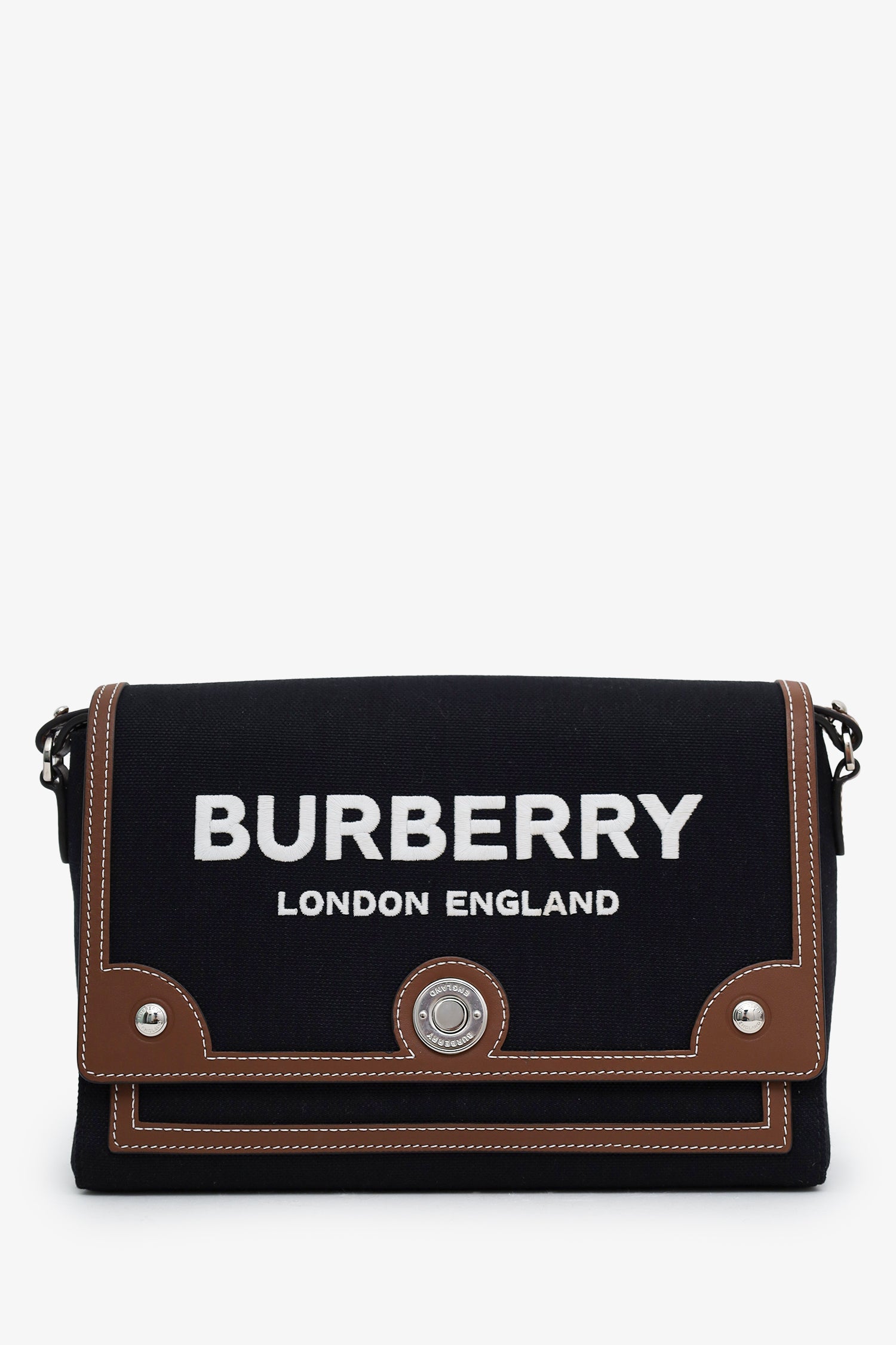 Burberry Black Canvas Crossbody Bag
