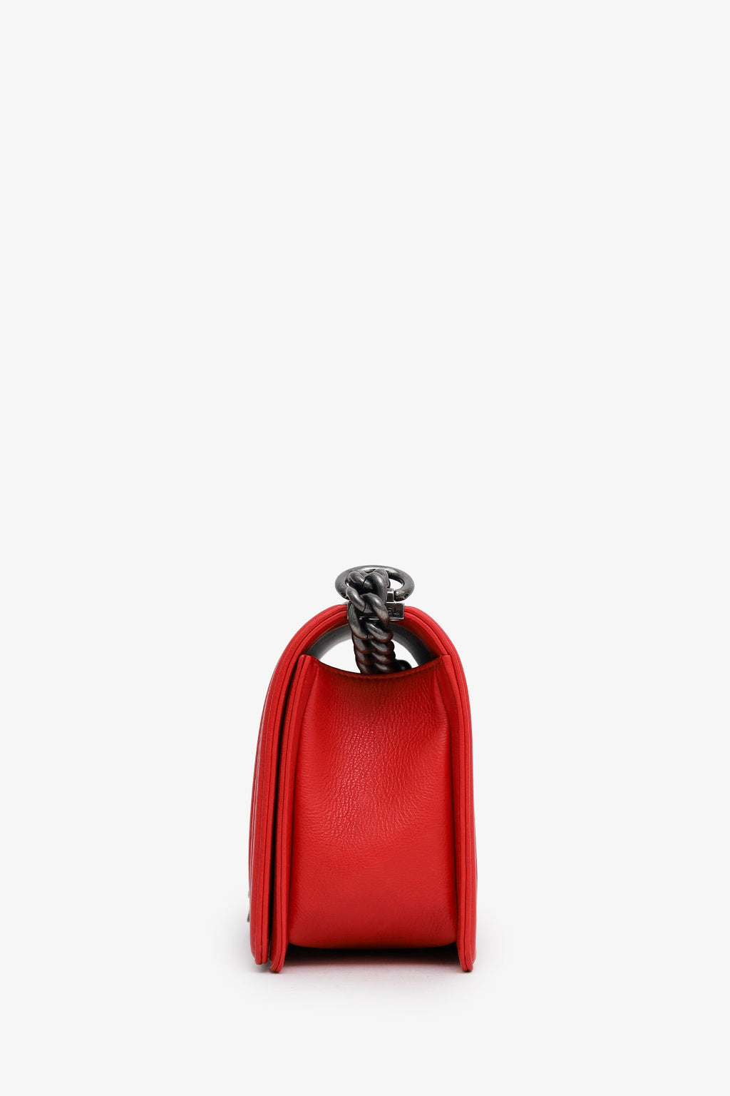 Chanel™ 2013-14 Red Lambskin Medium Boy Bag