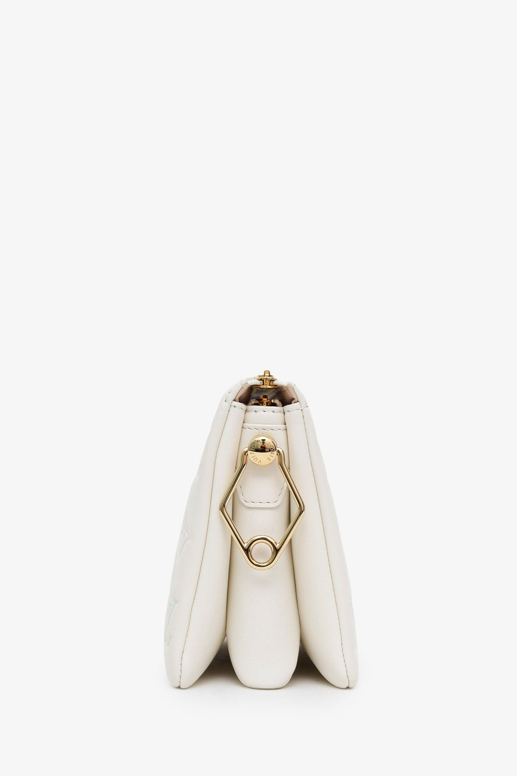 Louis Vuitton 2023 Cream Coussin BB 'Milky Way' Bag With 2 Straps
