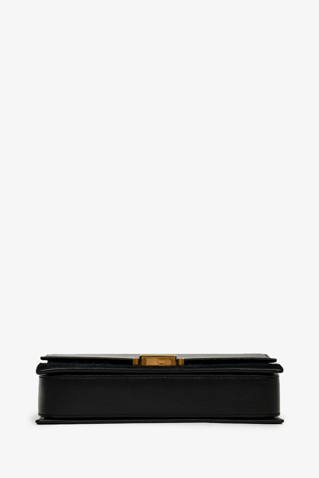 Saint Laurent 2017 Black Leather Suede Medium Bellechasse Shoulder Bag