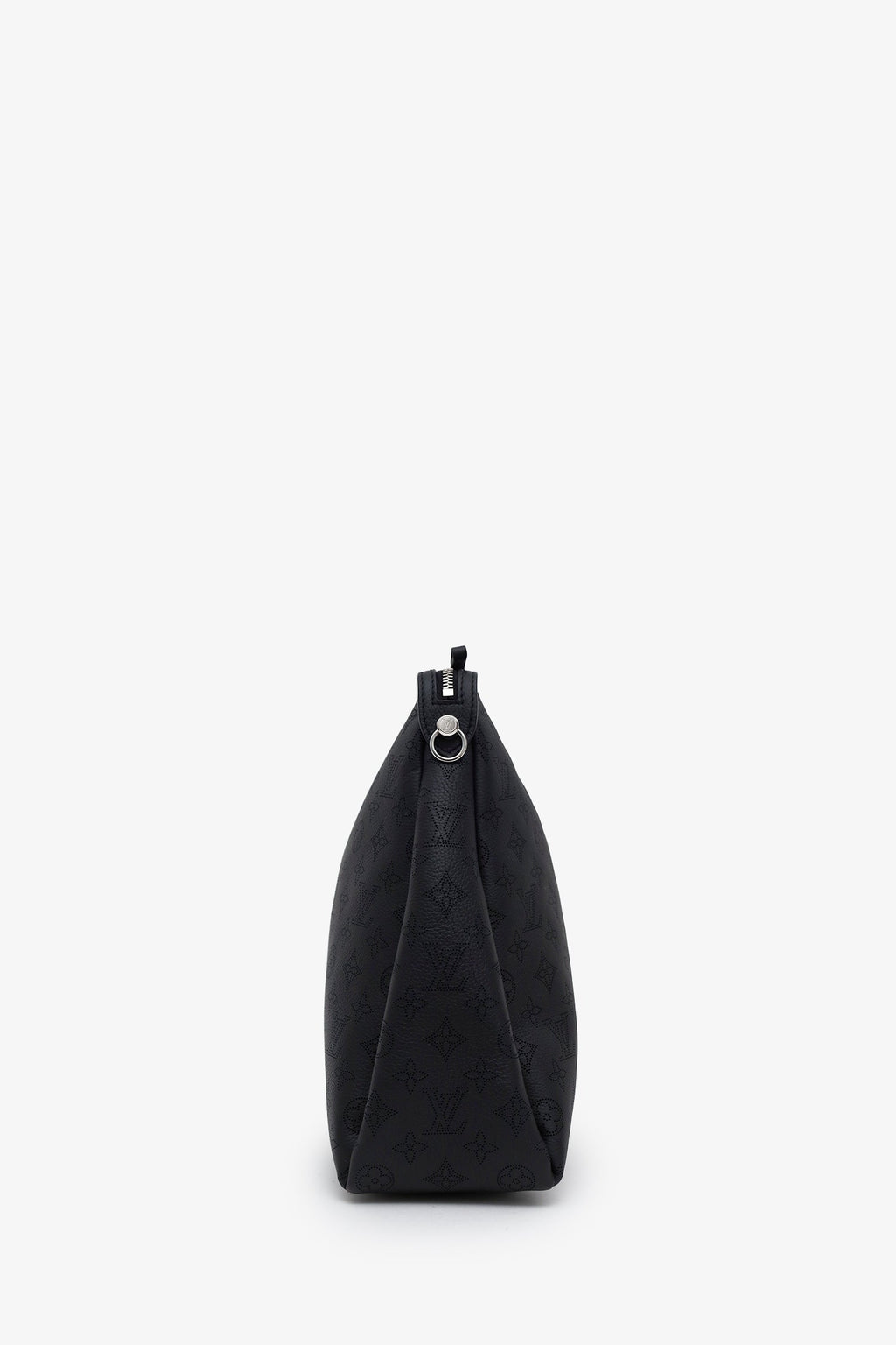 Louis Vuitton Black Monogram Mahina 'Hand It All' MM Bag