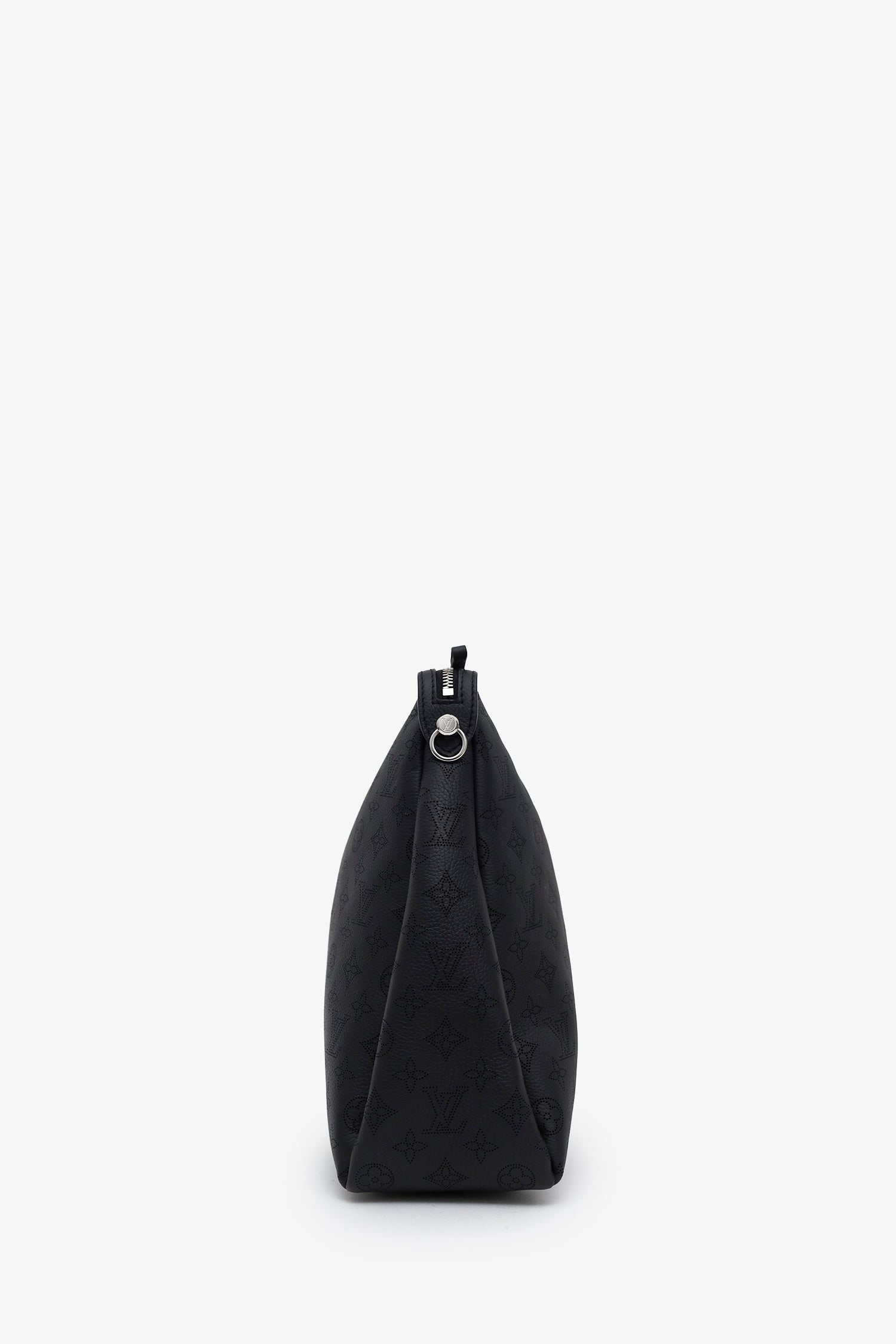 Louis Vuitton Black Monogram Mahina 'Hand It All' MM Bag