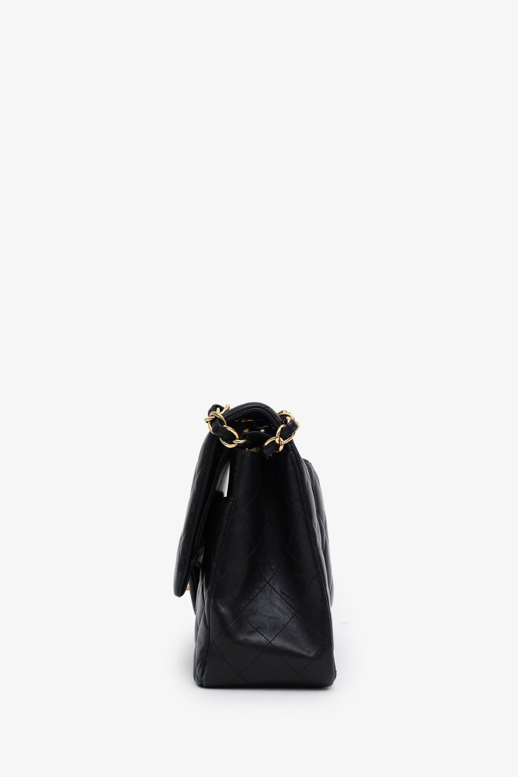 Chanel™ 2019 Black Lambskin Jumbo Double Flap Bag GHW