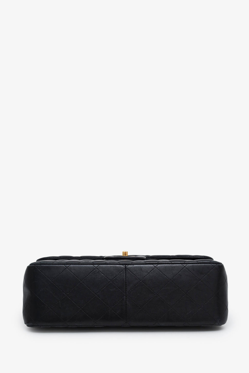 Chanel™ 2019 Black Lambskin Jumbo Double Flap Bag GHW