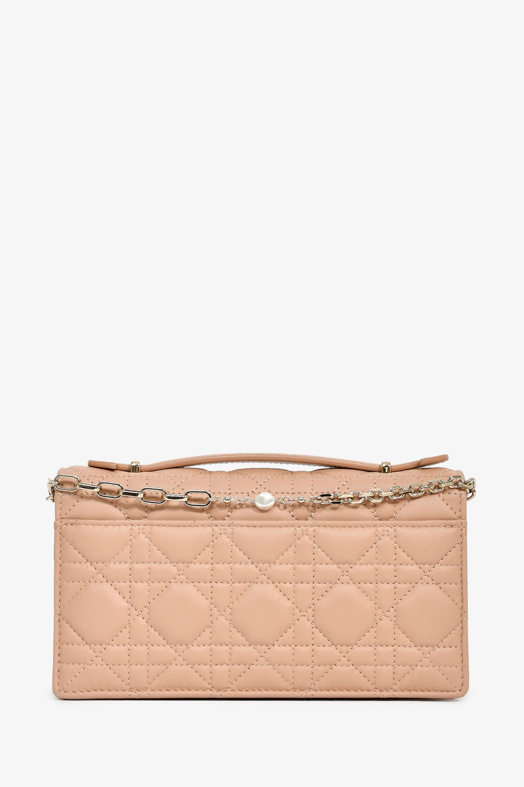 Christian Dior 2023 Beige Rose des Vents Cannage Leather My Dior Mini Bag