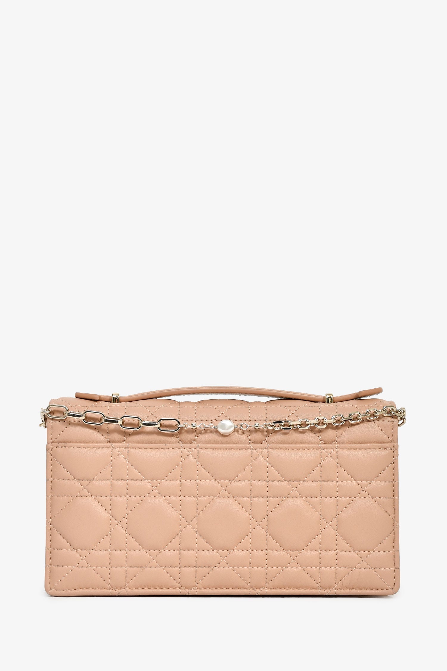 Christian Dior 2023 Beige Rose des Vents Cannage Leather My Dior Mini Bag