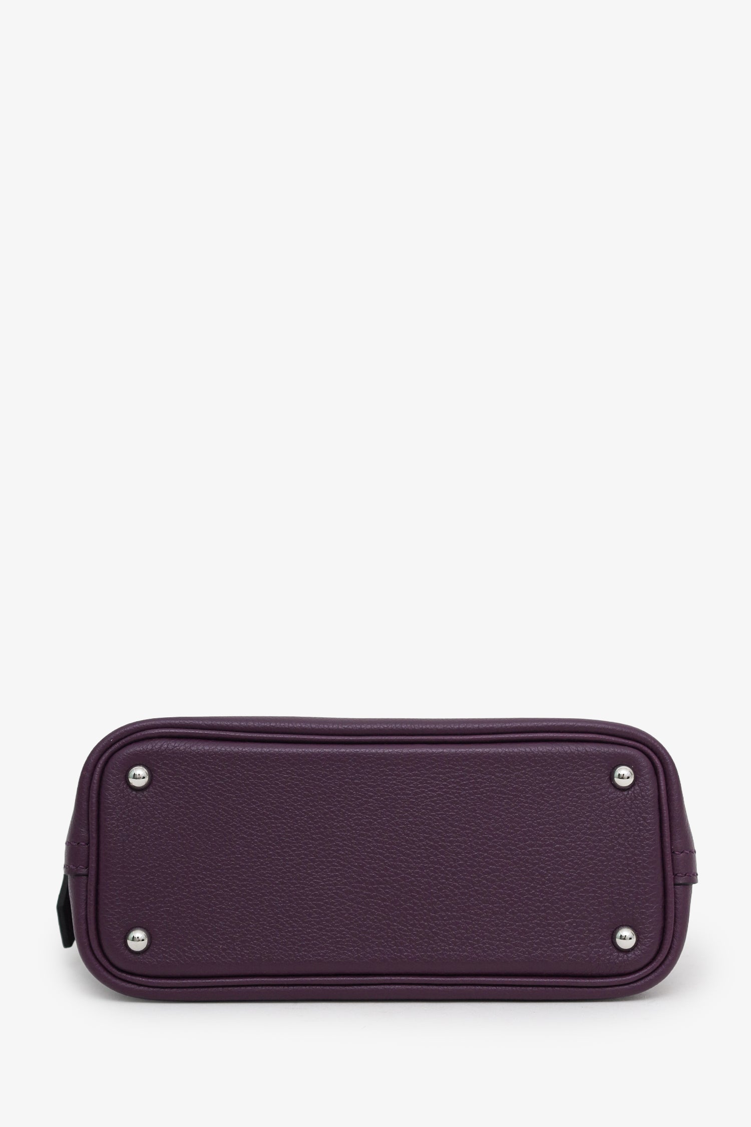 Hermès 2022 Cassis Chevre Mysore Bolide 1923 Mini Top Handle With Strap