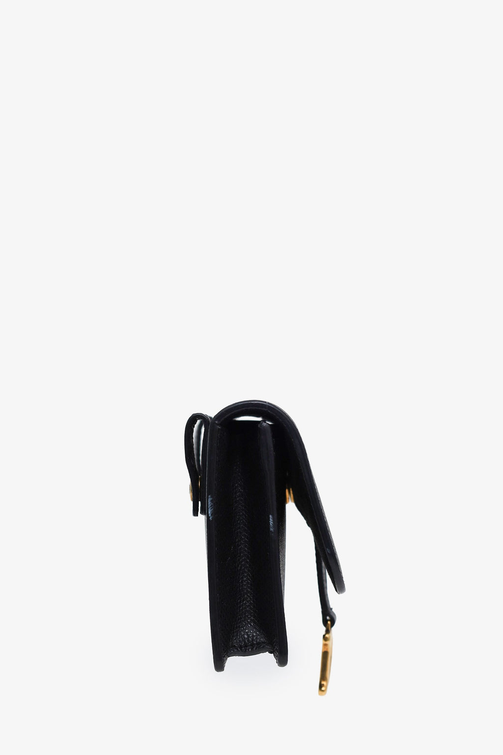 Christian Dior 2019 Black Leather Saddle Belt Bag