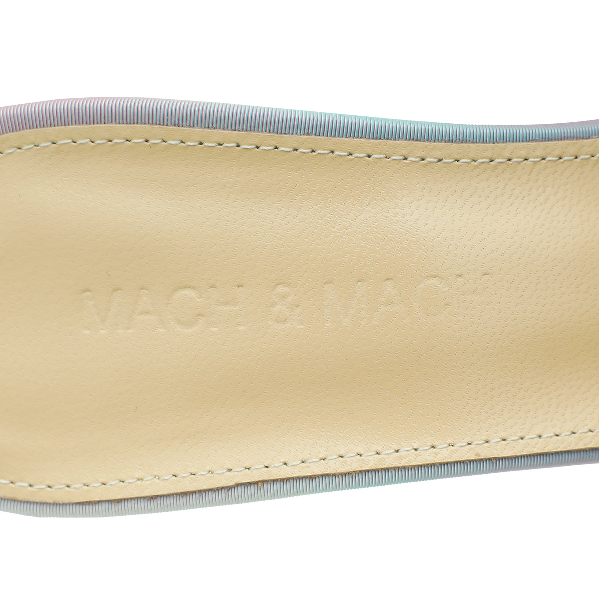 Mach & Mach Led Pink Double Bow Square Mules 37.5