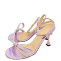 Mach & Mach Liliac Iridescent French Bow Sandal 36.5