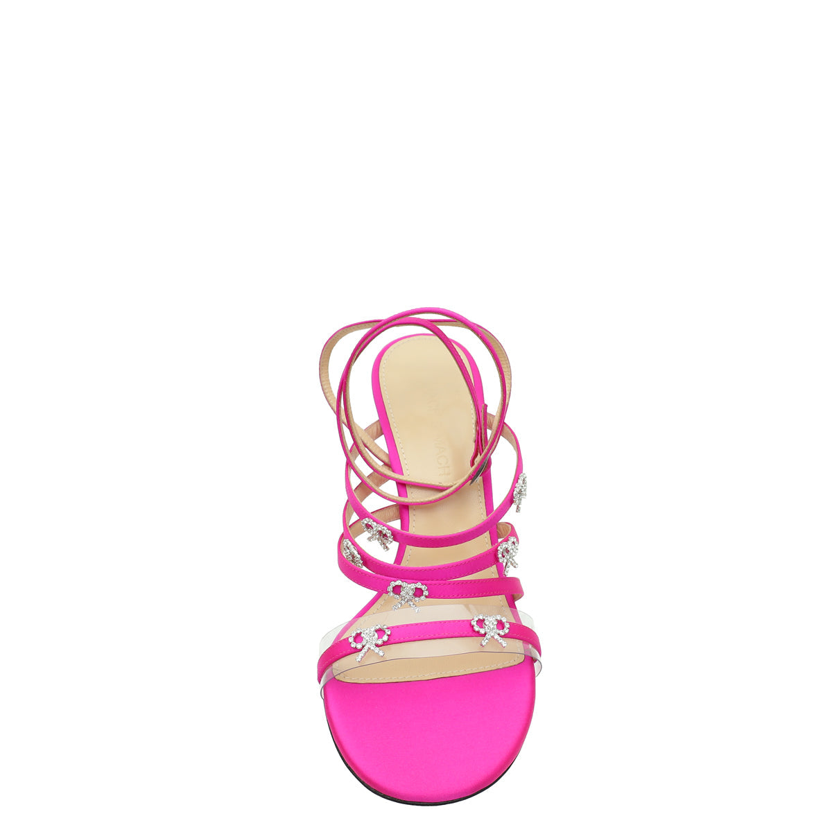 Mach & Mach Fuchsia Queen Heeled Ankle Strap Sandals 38