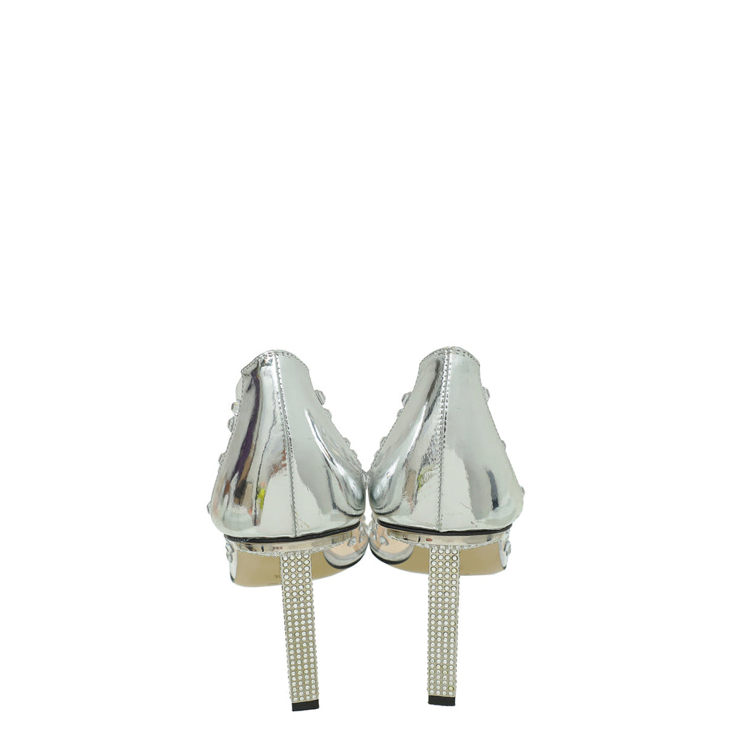 Mach & Mach Bicolor Fantasy Studded PVC Pumps 39.5