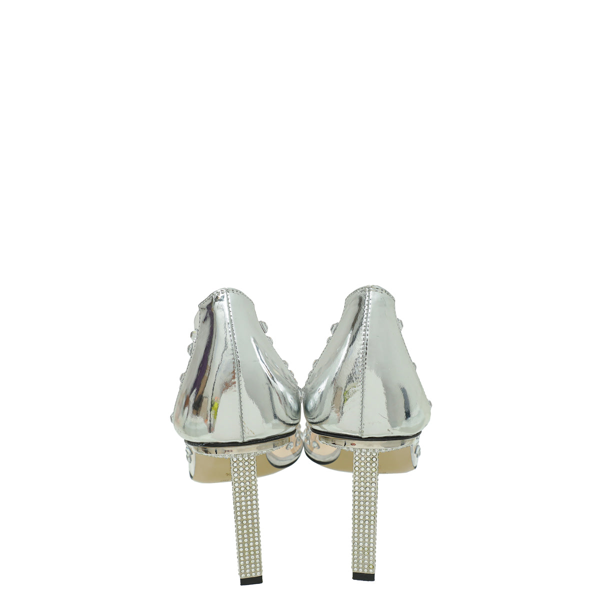 Mach & Mach Bicolor Fantasy Studded PVC Pumps 39.5