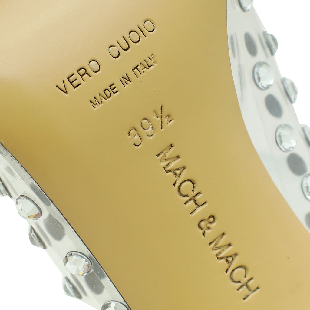 Mach & Mach Bicolor Fantasy Studded PVC Pumps 39.5