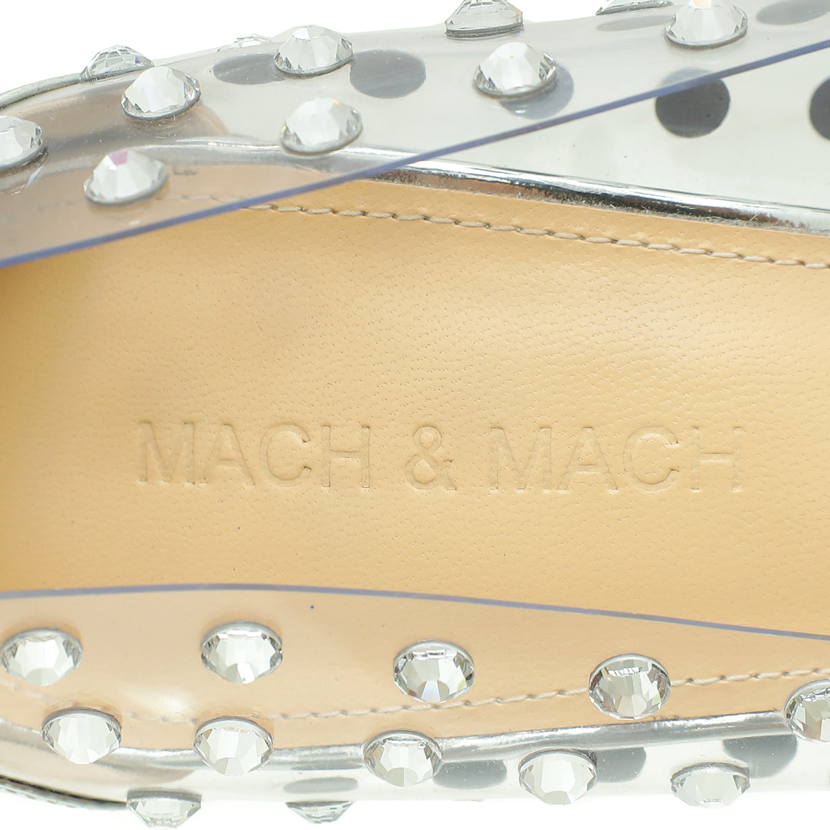 Mach & Mach Bicolor Fantasy Studded PVC Pumps 39.5