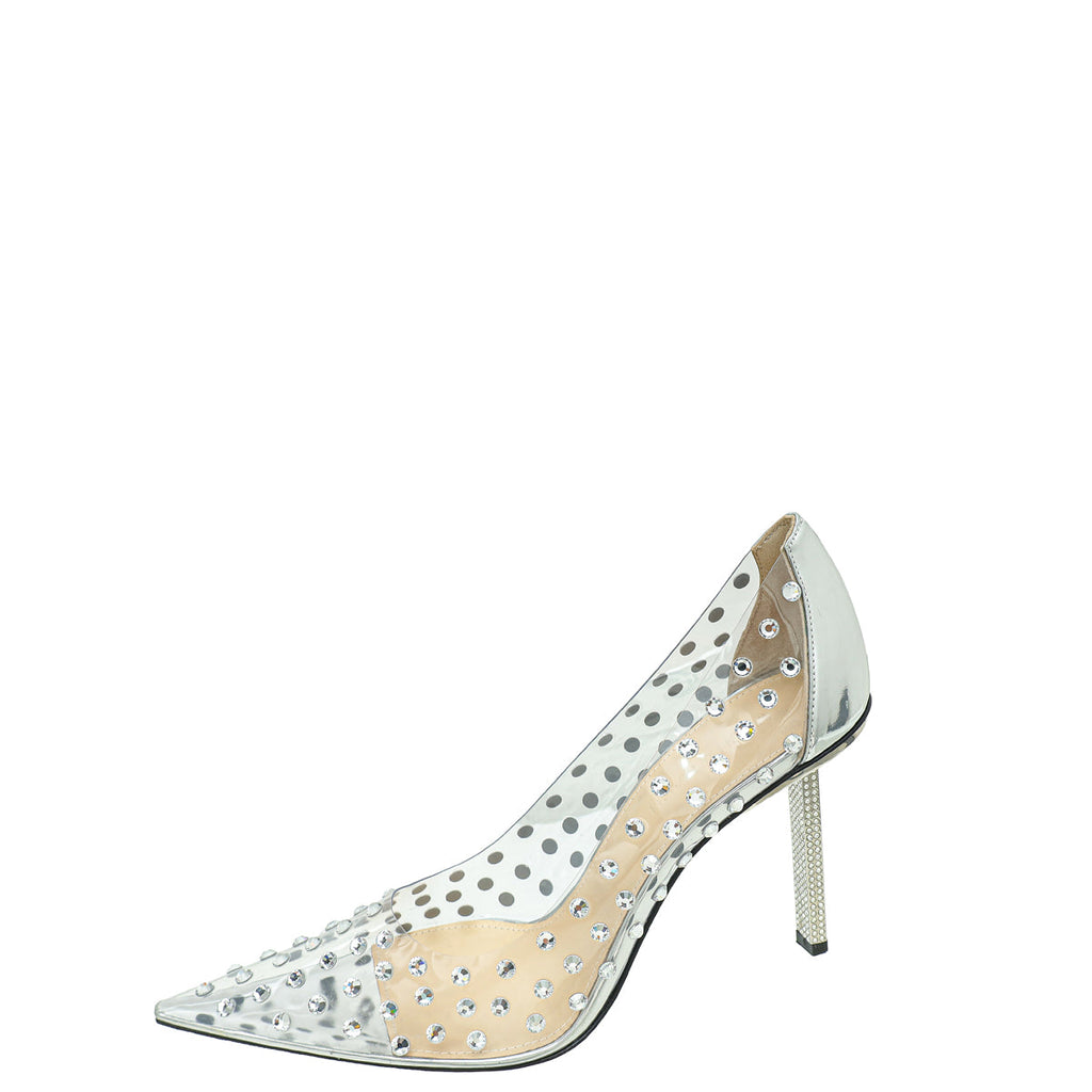 Mach & Mach Bicolor Fantasy Studded PVC Pump 40.5