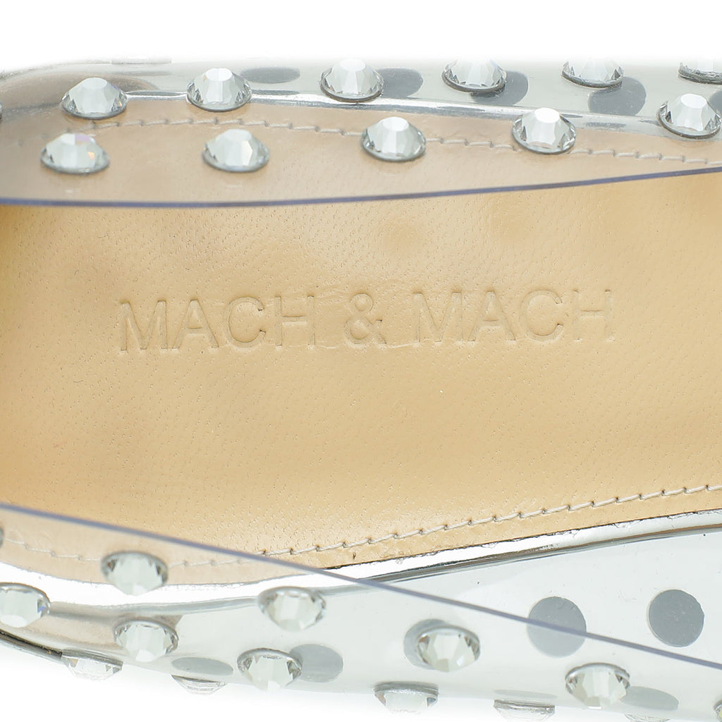 Mach & Mach Bicolor Fantasy Studded PVC Pump 40.5