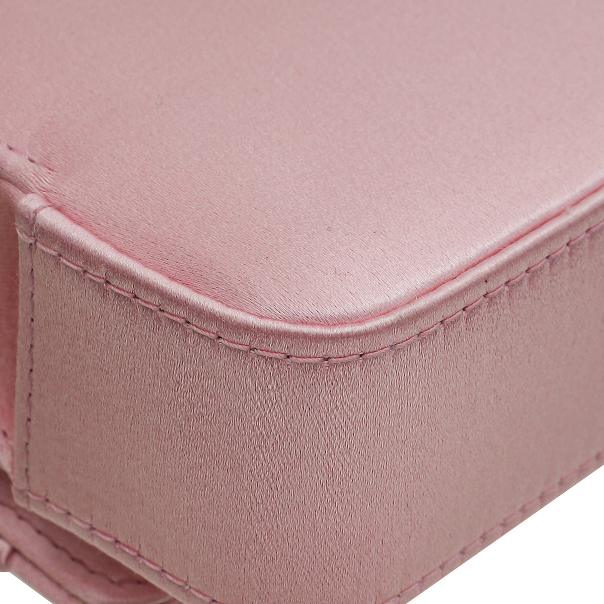 Manolo Blahnik Light Pink Satin Jewel Buckle Clutch