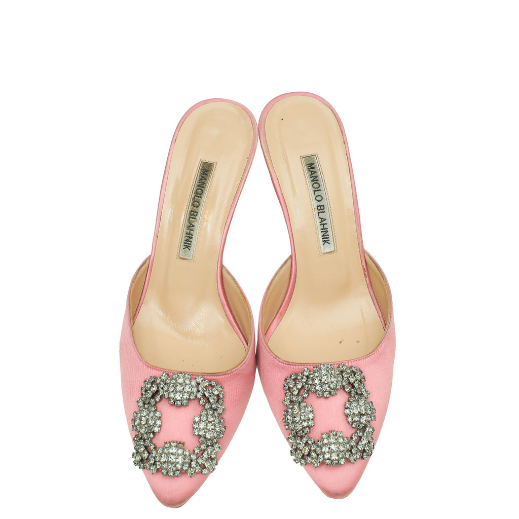 Manolo Blahnik Pink Hangisimu 37