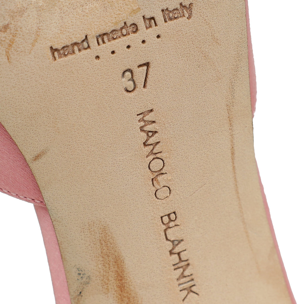Manolo Blahnik Pink Hangisimu 37