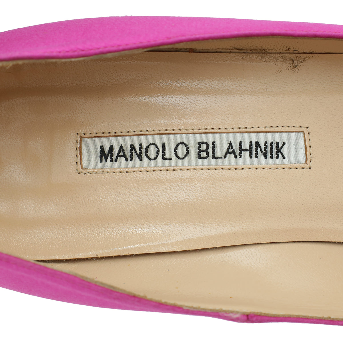 Manolo Blahnik Dark Fuchsia Satin Hangisi Pumps 39