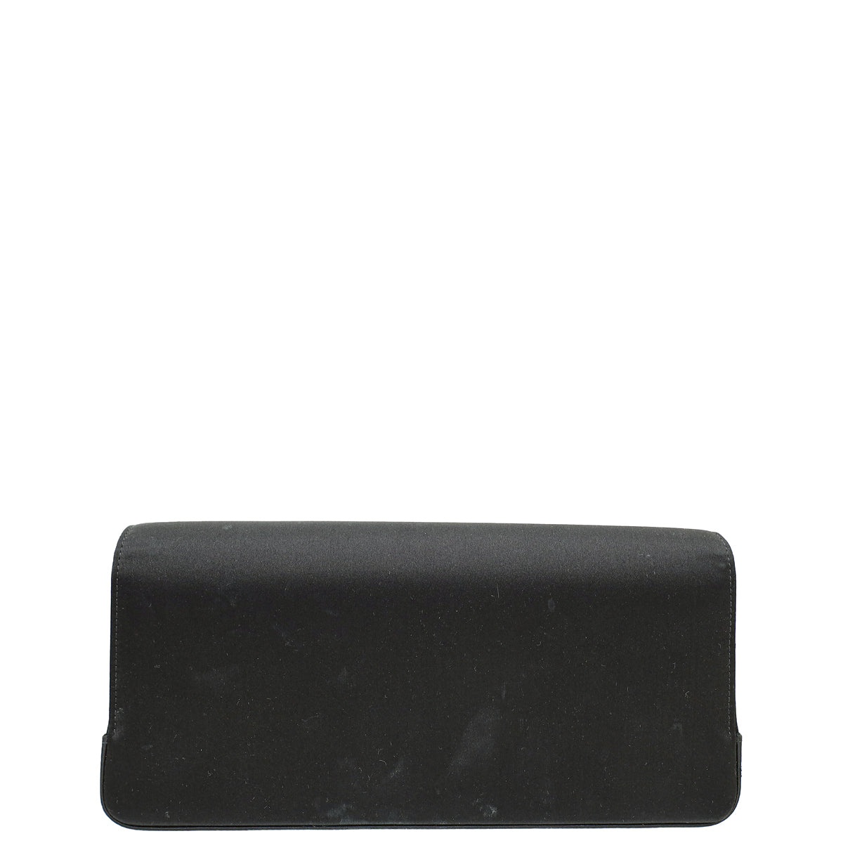 Manolo Blahnik Bicolor Satin Gothisi Jewel Buckle Clutch