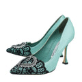 Manolo Blahnik Bicolor Gerontiushi Pump 37