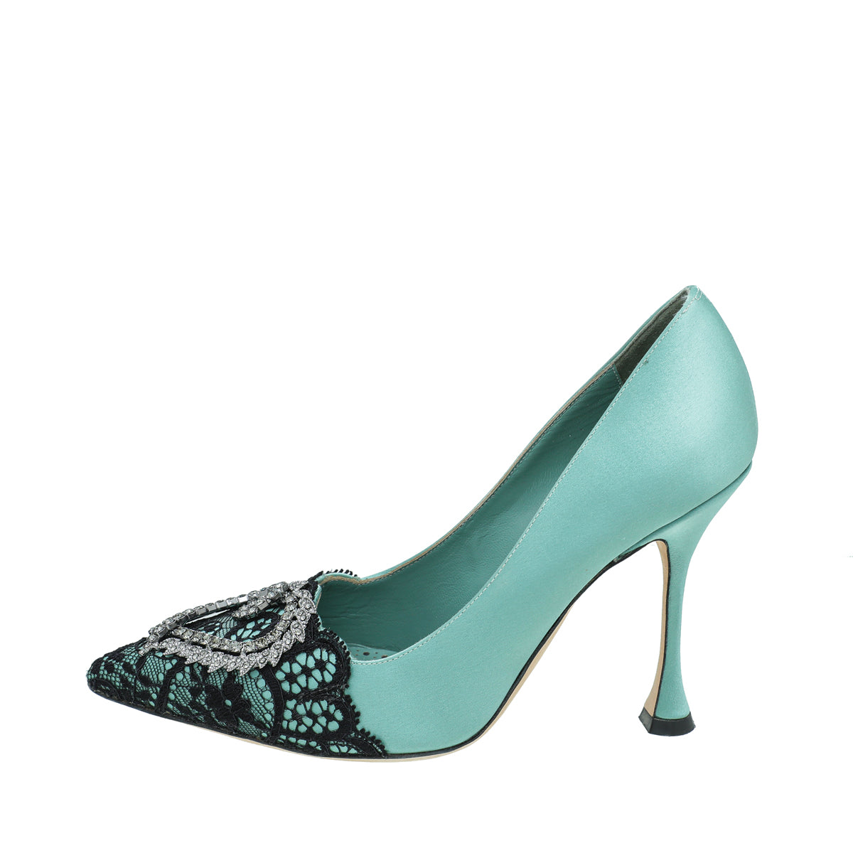 Manolo Blahnik Bicolor Gerontiushi Pump 37