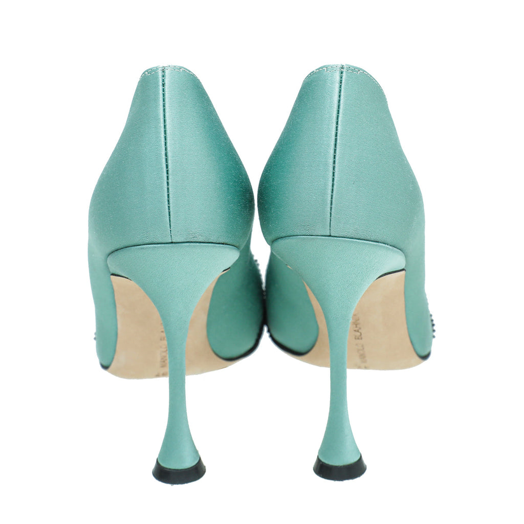 Manolo Blahnik Bicolor Gerontiushi Pump 37