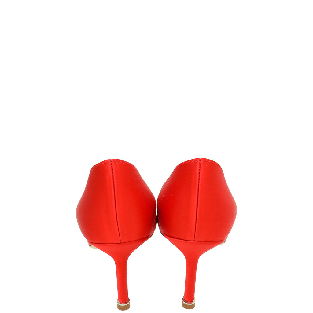 Manolo Blahnik Red Hangisi Pump 36