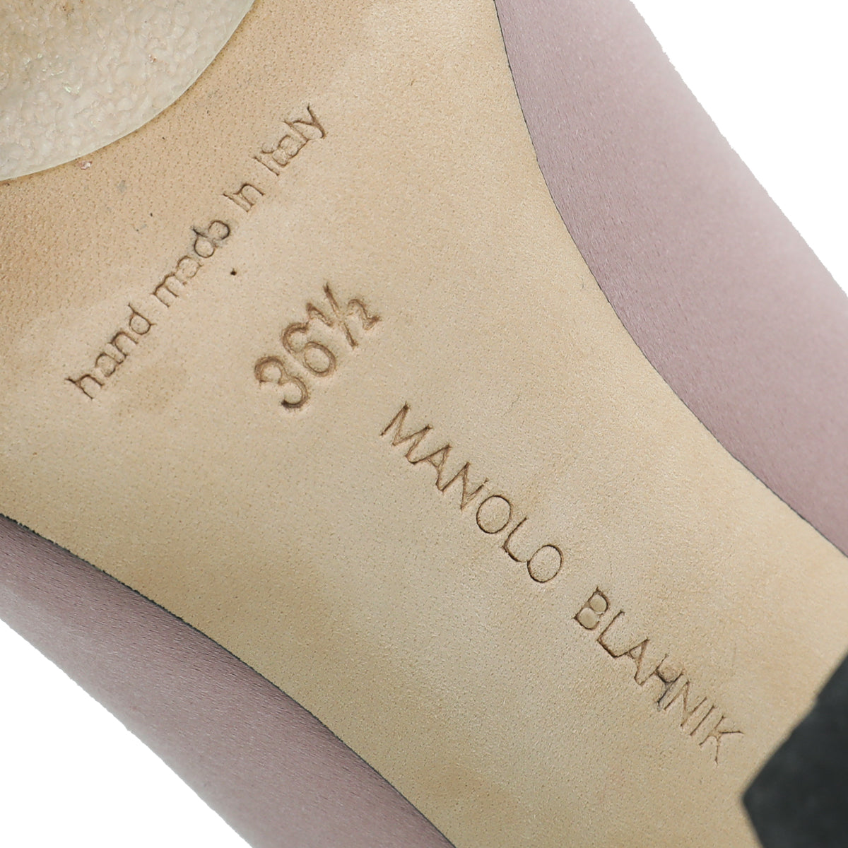 Manolo Blahnik Bicolor Satin Gerontius Pump 36.5