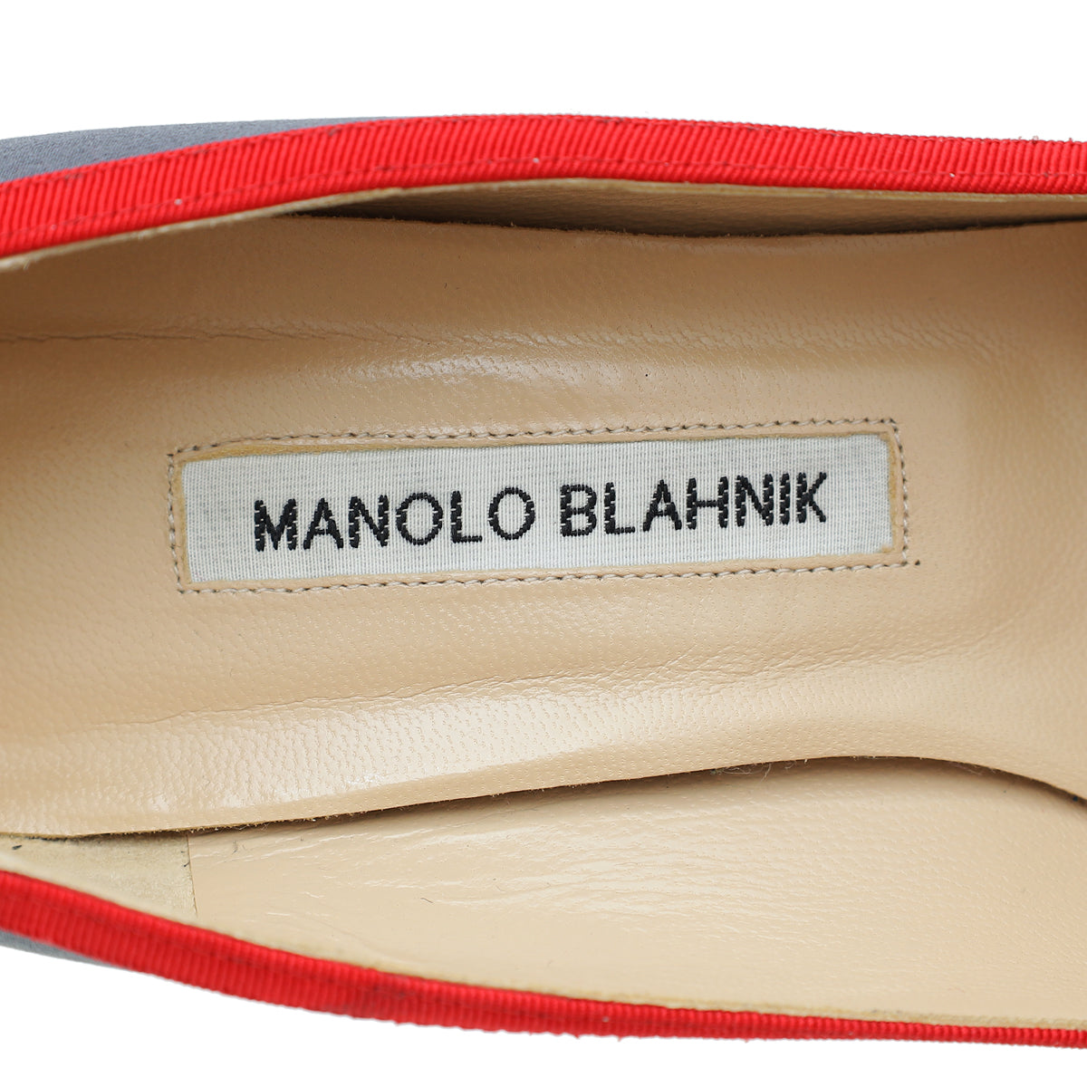 Manolo Blahnik Bicolor Gotrian Fabric Crystal Pump 39