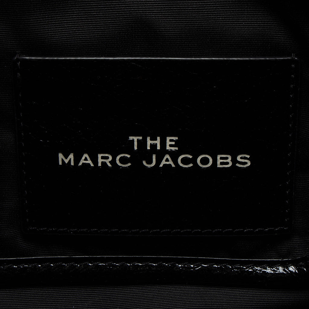 Marc Jacobs Crinkled Leather Faux Shearling The Tote Large Bag