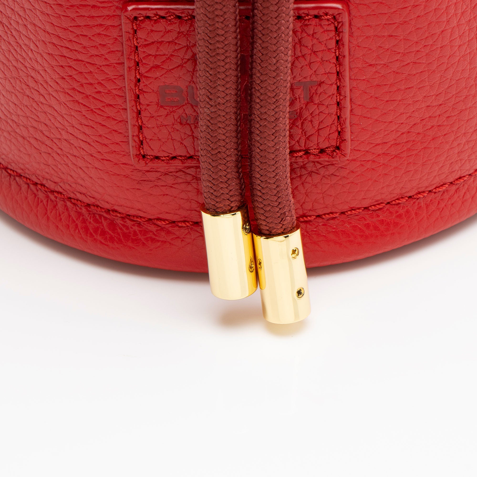 Marc Jacobs Grained Calfskin The Bucket Drawstring Mini Shoulder Bag (SHF-nNBPqo)
