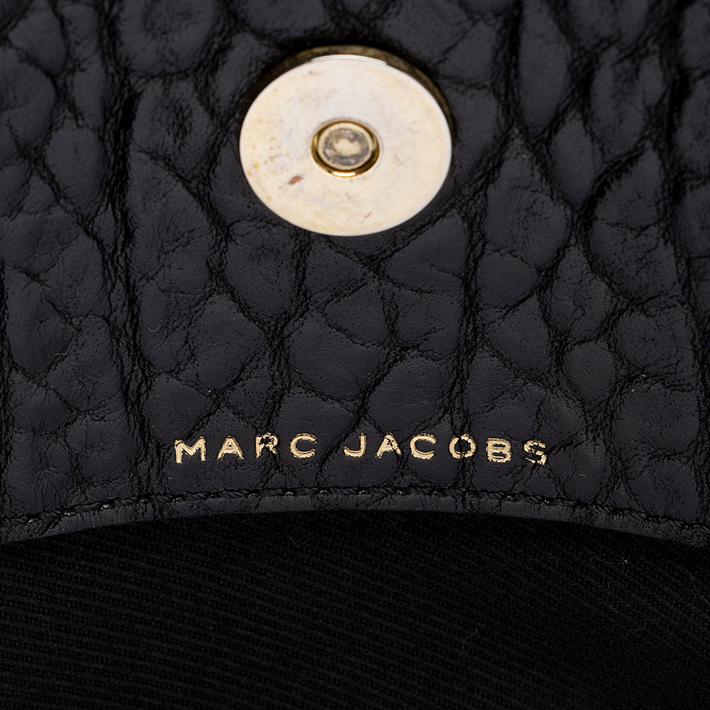 Marc Jacobs Leather Double-Zip Lock Tote