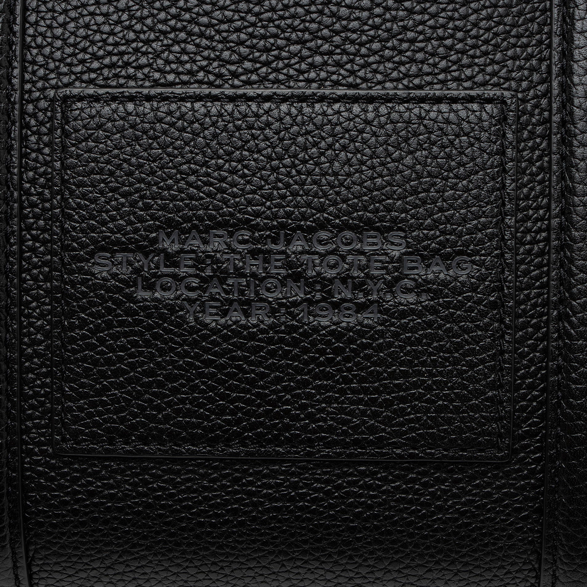 Marc Jacobs Leather The Tote Medium Bag