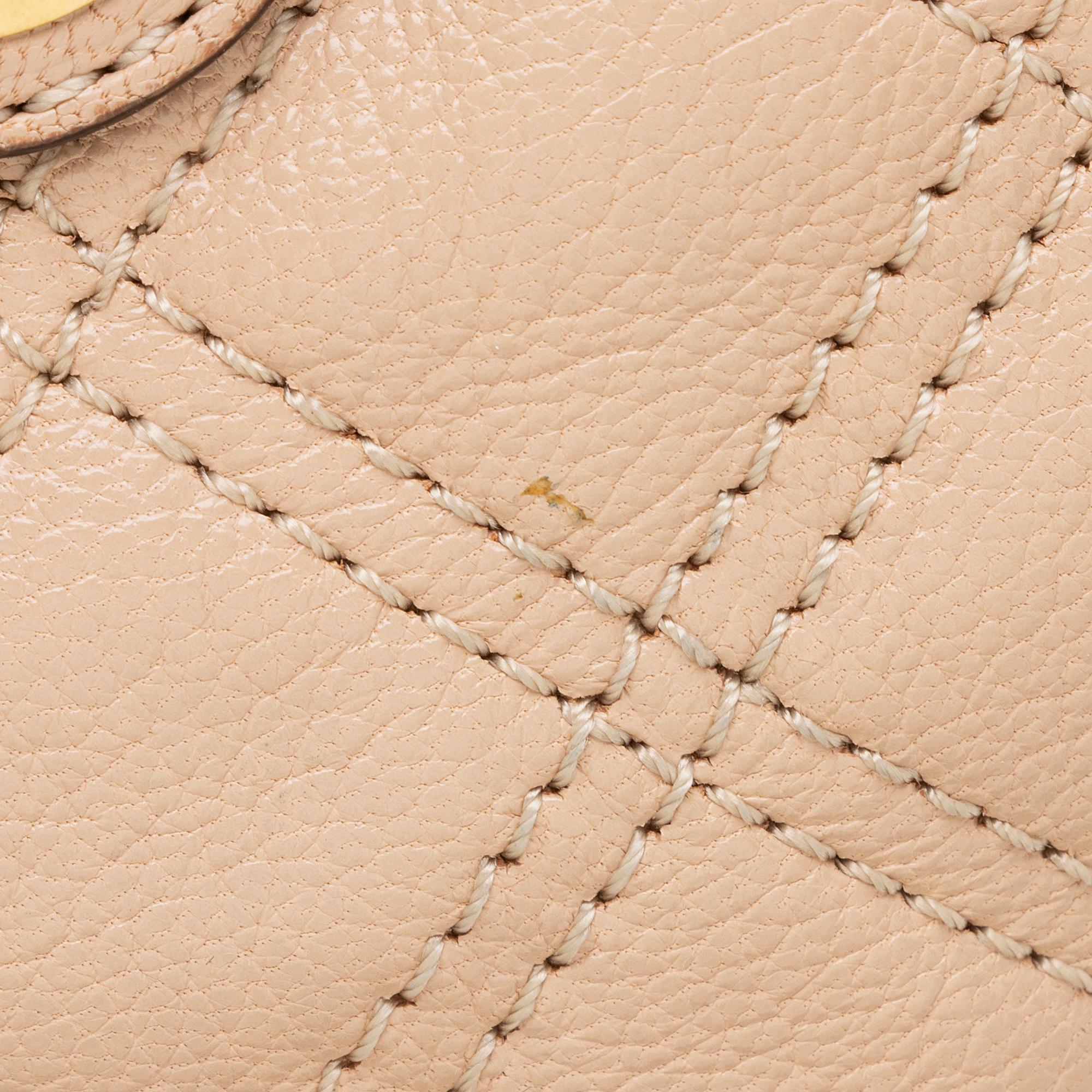 Marc Jacobs Quilted Lambskin Karlie Large Dome Satchel (SHF-EFpPg4)