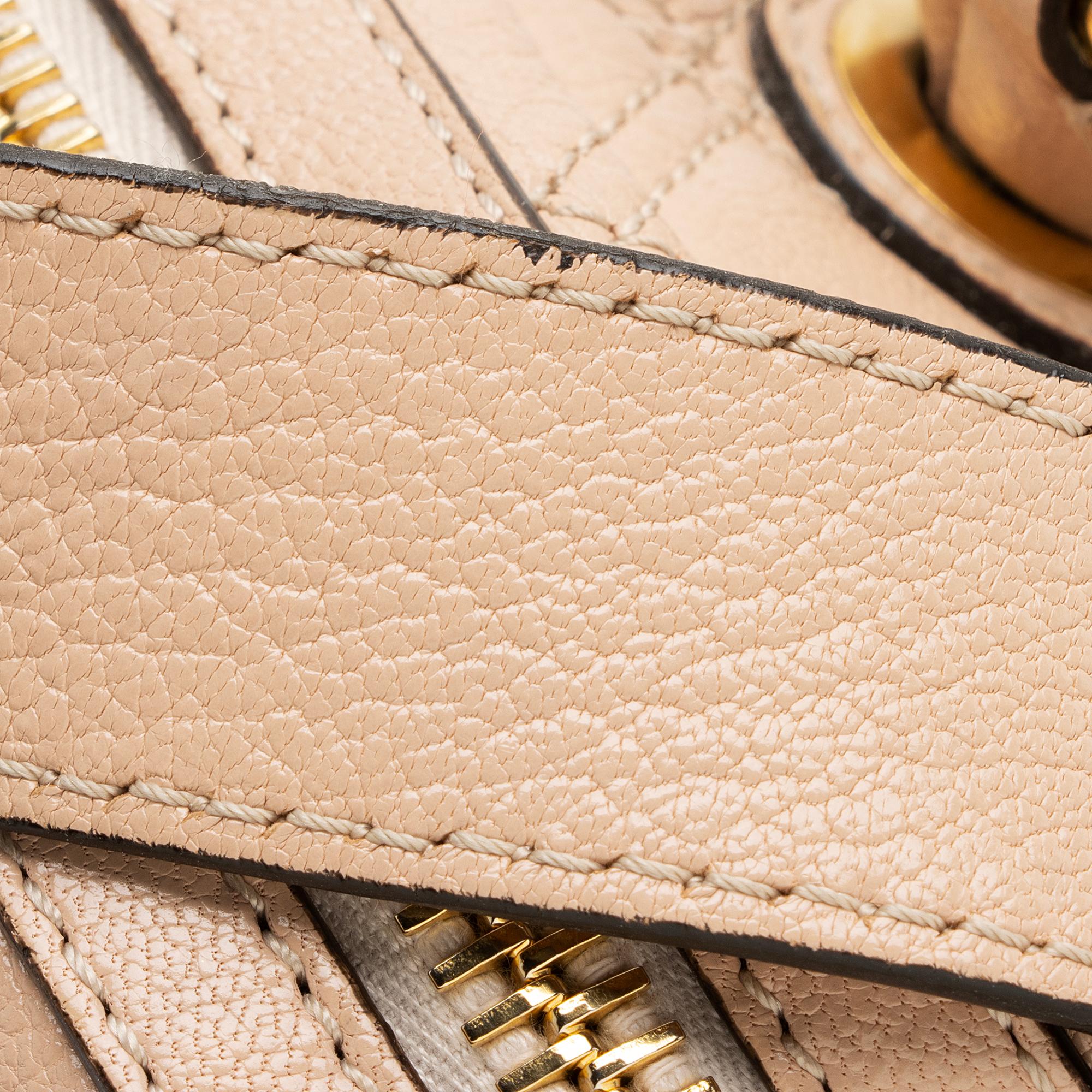 Marc Jacobs Quilted Lambskin Karlie Large Dome Satchel (SHF-EFpPg4)